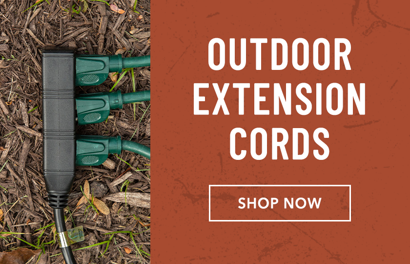 Outdoor extension cords
