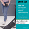 Black Gaffers Tape 2 Pack - 3in x 30 Yards Gaffer Tape Roll