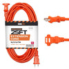 Iron Forge 25 Ft Water Resistant 16/2 Outdoor Extension Cord - SJTW Long Cable with 2 Prong