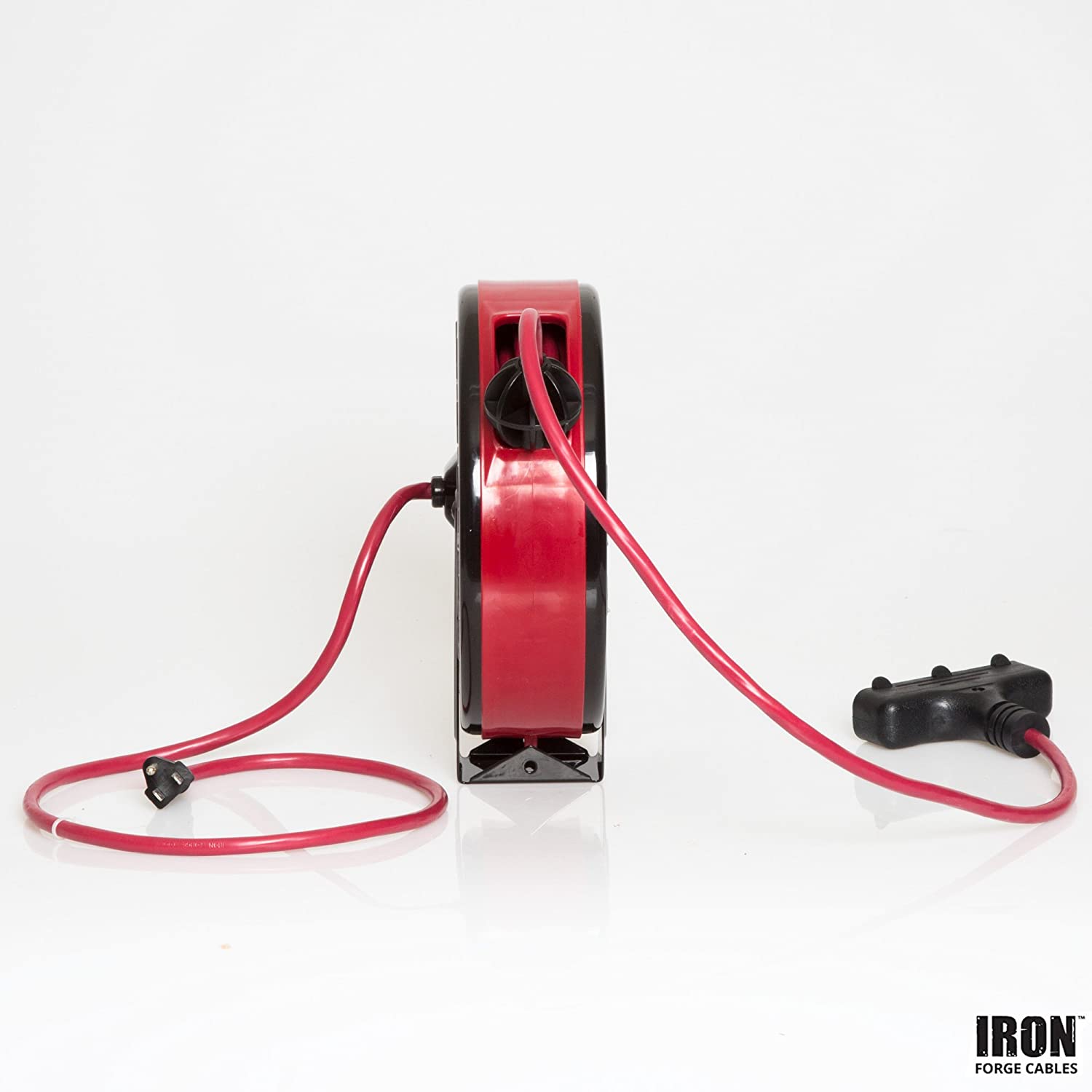 Impress IM-37R Iron 1200W Retractable Cord-Winder Series Red & Black 