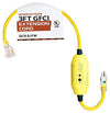 Single Outlet 3 Foot Lighted Outdoor GFCI Extension Cord - 12/3 SJTW