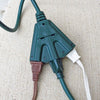 20 Foot Outdoor Extension Cord with 3 Electrical Power Outlets - 16/3 SJTW Durable Cable