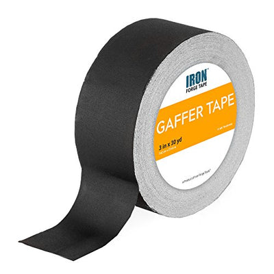 Black Gaffers Tape - 3in x 30 Yards Gaffer Tape Roll
