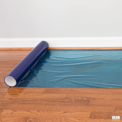 InvisiShield Hardwood Floor Protector Film - 24 inch x 200 Foot Adhesive Plastic Floor Protection Film