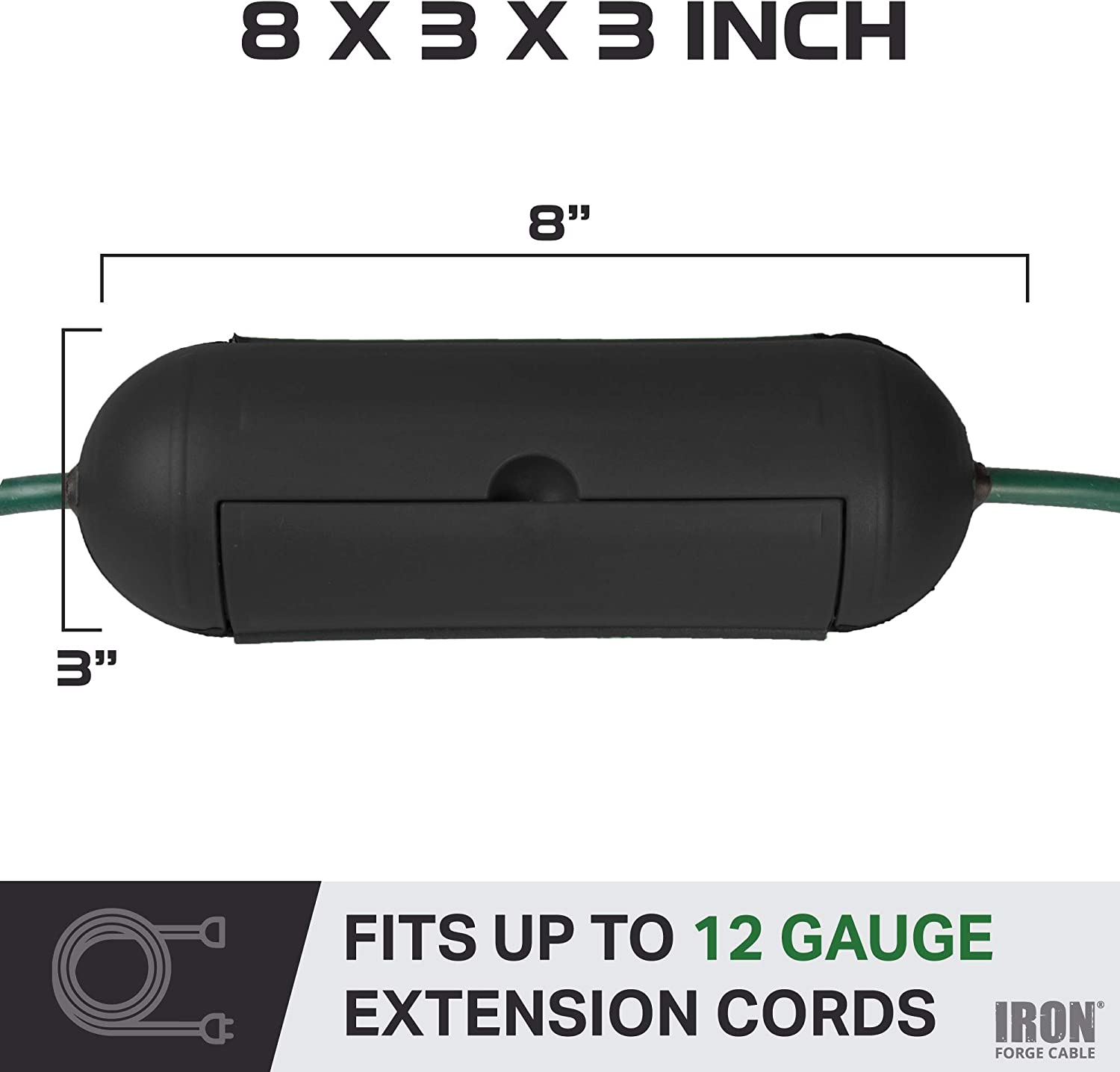 Extension Cord Cover  Plug Saver : : Automotive