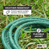 200 Ft Outdoor Extension Cord - 16/3 SJTW Durable Green Cable -3 Prong Plug