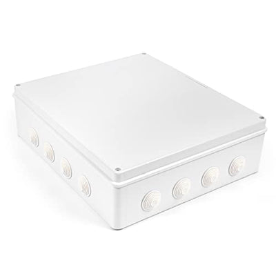 Outdoor Electrical Junction Box - XXL 16 x 12 Inch Waterproof Plastic Box with Cover for Electronics