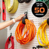 Extension Cord Wrap Organizer, 6 Pack of Storage Straps - XL 17.25 Inch Velcro Hook and Loop Hanger Wraps for Power Cables, Hoses, Ropes, and More