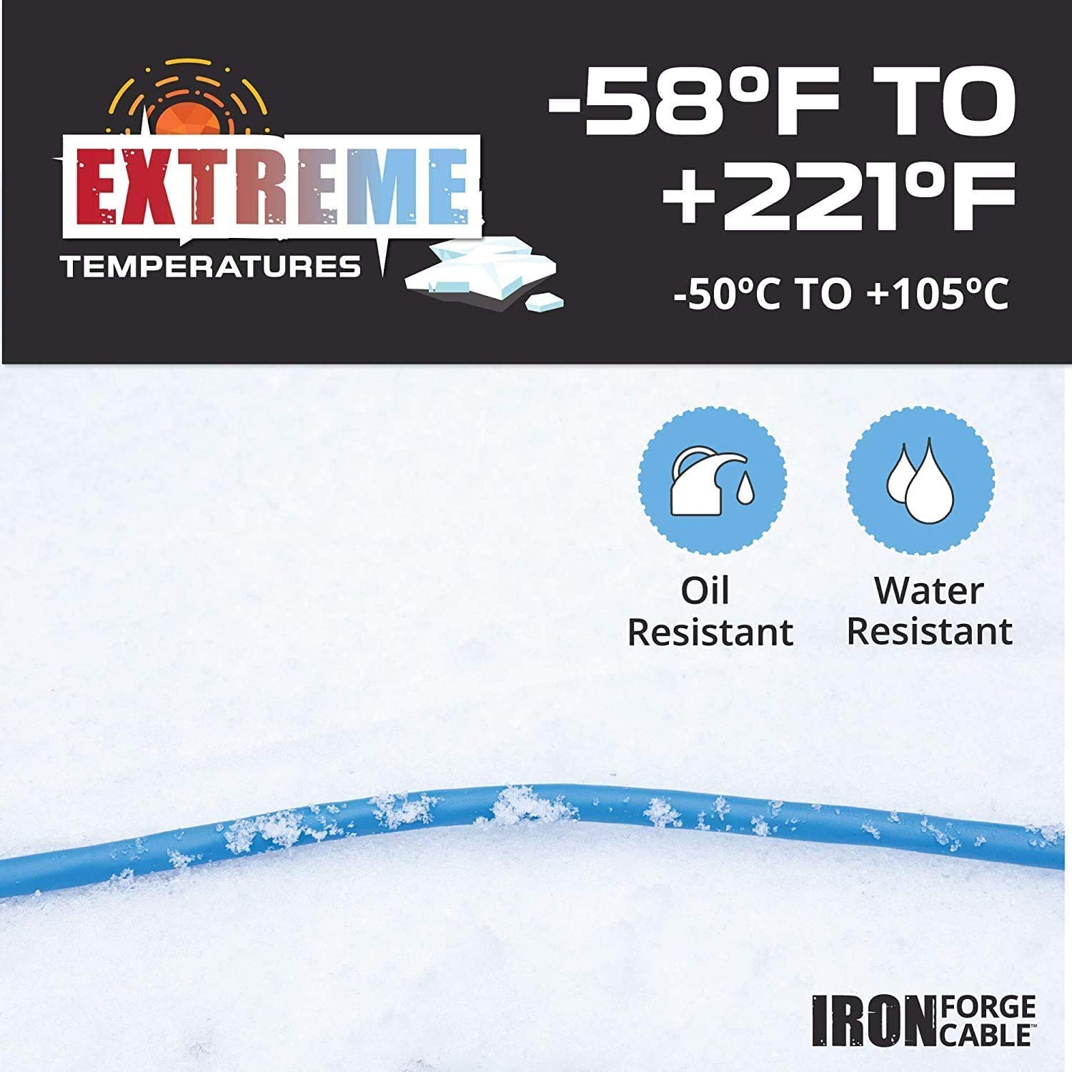 Extreme 25 ft. 12/3 All Weather Extension Cord with Lighted Plug